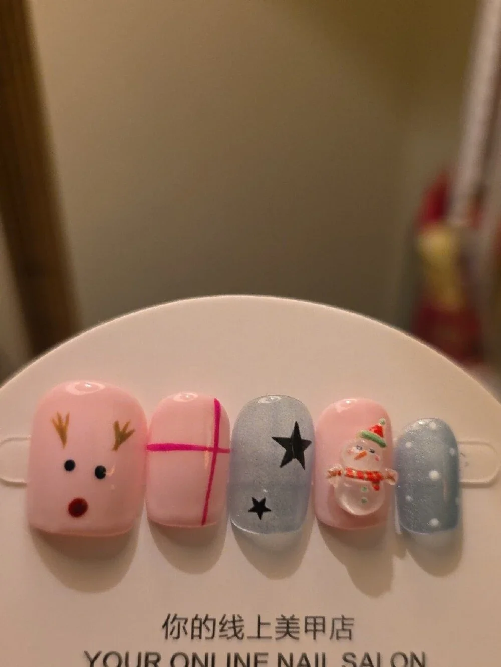 N/A christmas nail